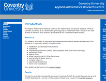 Tablet Screenshot of complexity-coventry.org